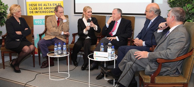 Cristina Cifuentes, en el Club de Amigos de Intereconomía: ‘No tengo ambiciones políticas’