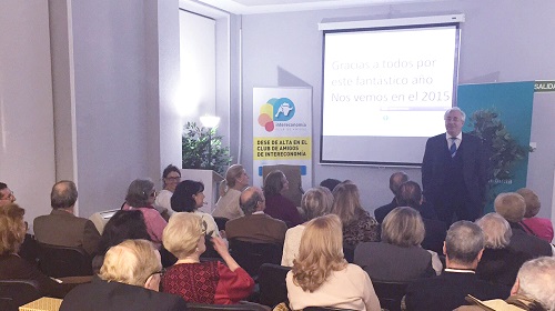 Brindis de Navidad en el Club de Amigos de Intereconomía