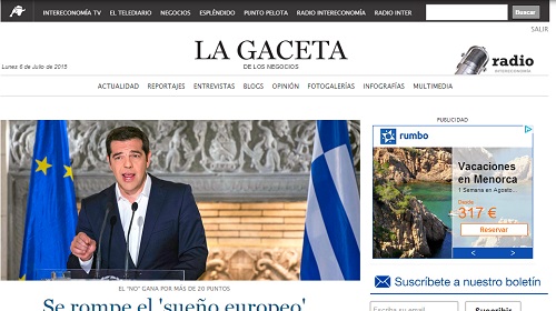 Récord de usuarios únicos recibidos en Gaceta.es