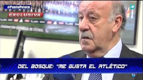 Vicente del Bosque estará en Punto Pelota