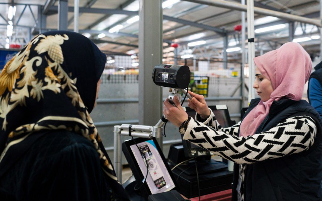 Dentro del campamento de refugiados en Jordania que trabaja con Blockchain