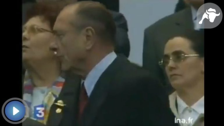 Cuando Chirac abandonó indignado el palco por pitos a ‘La Marsellesa’